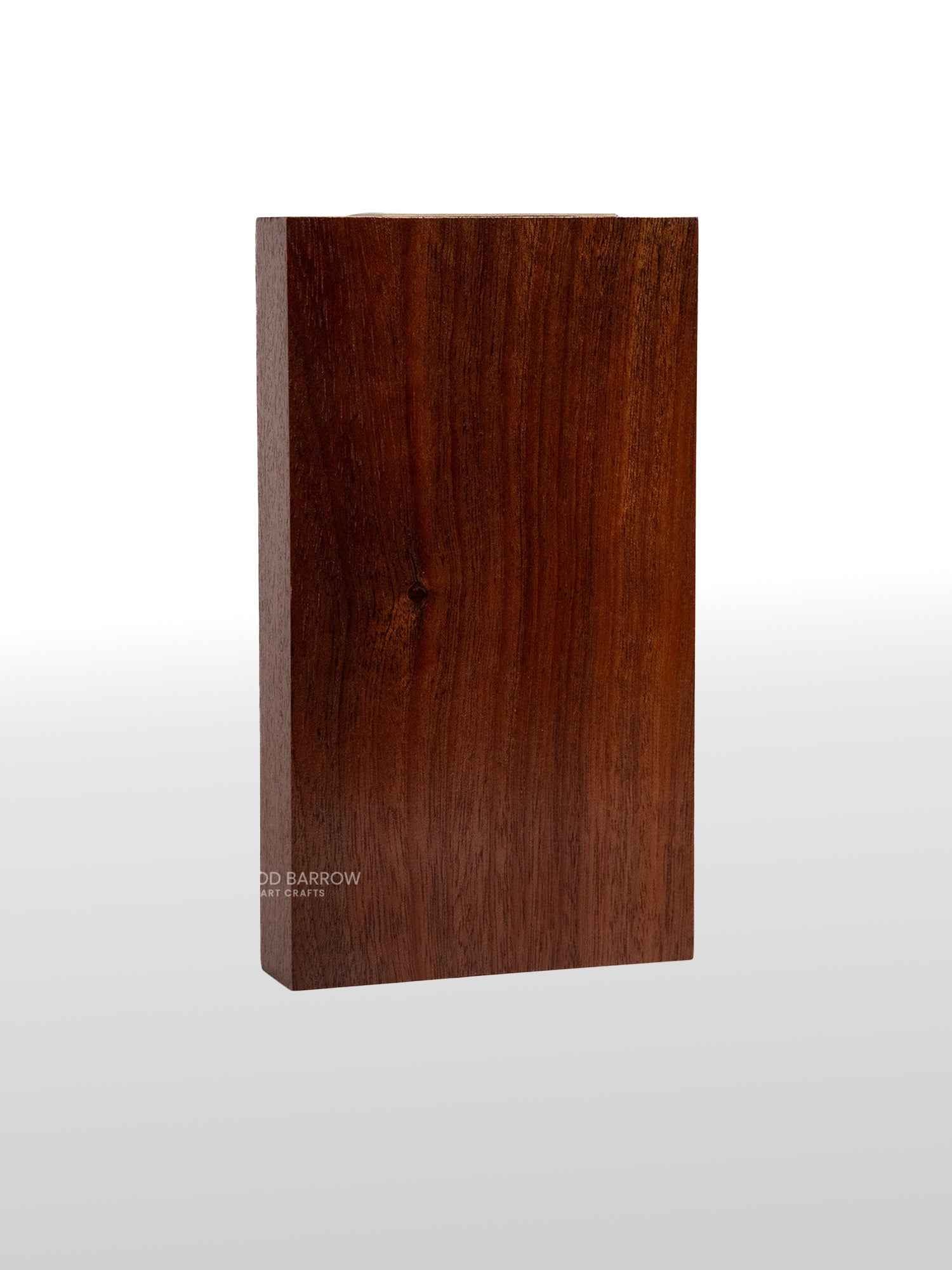 Custom Wooden Momento with Luxurious Leather Covering