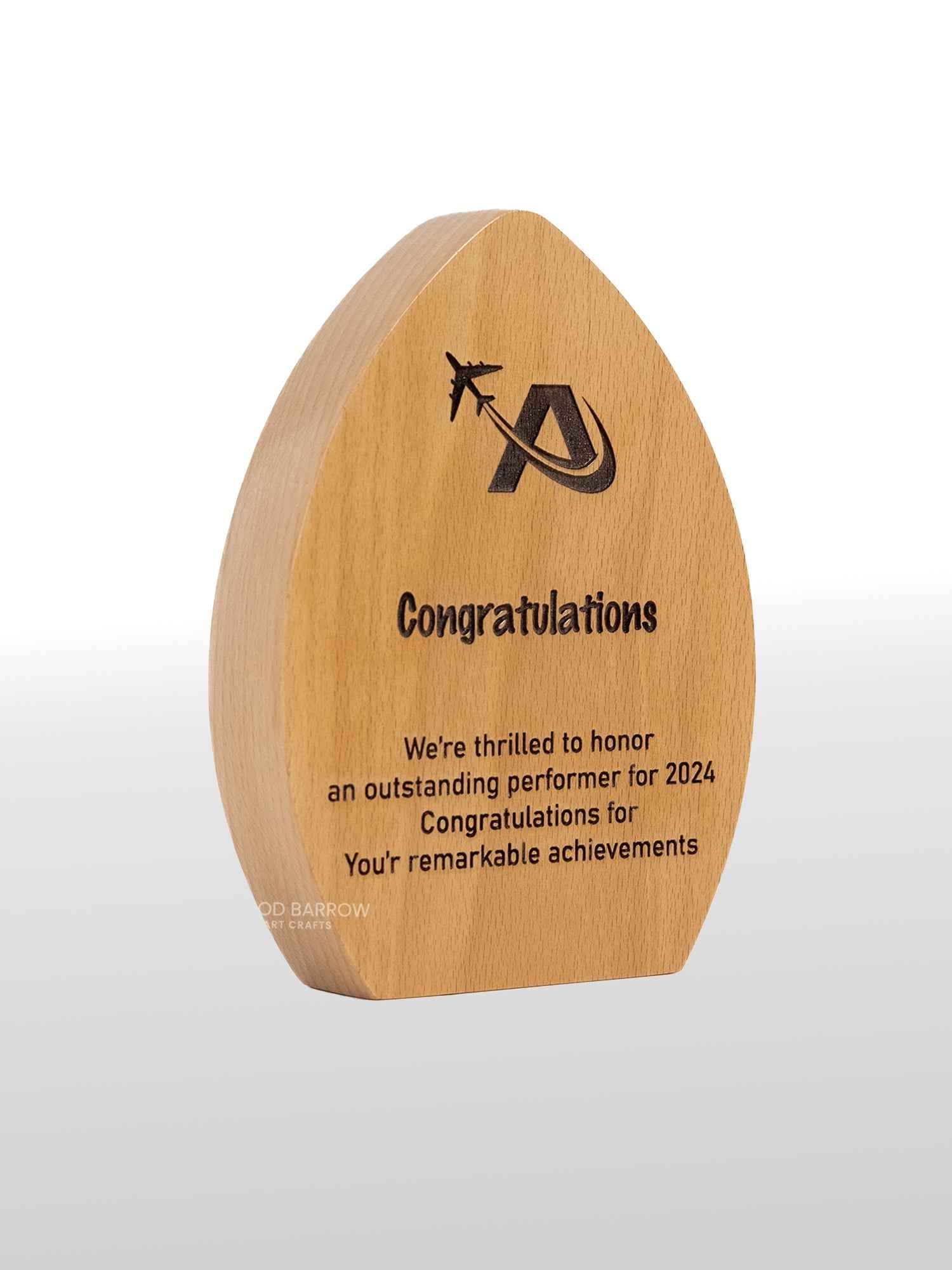 Custom Wooden Trophy