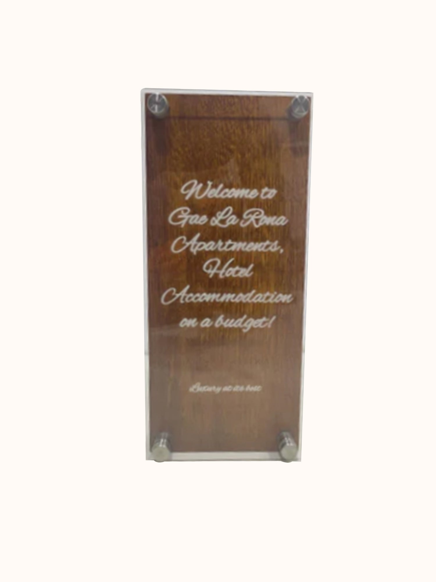 Customized Wooden and Acrylic Memento for Office