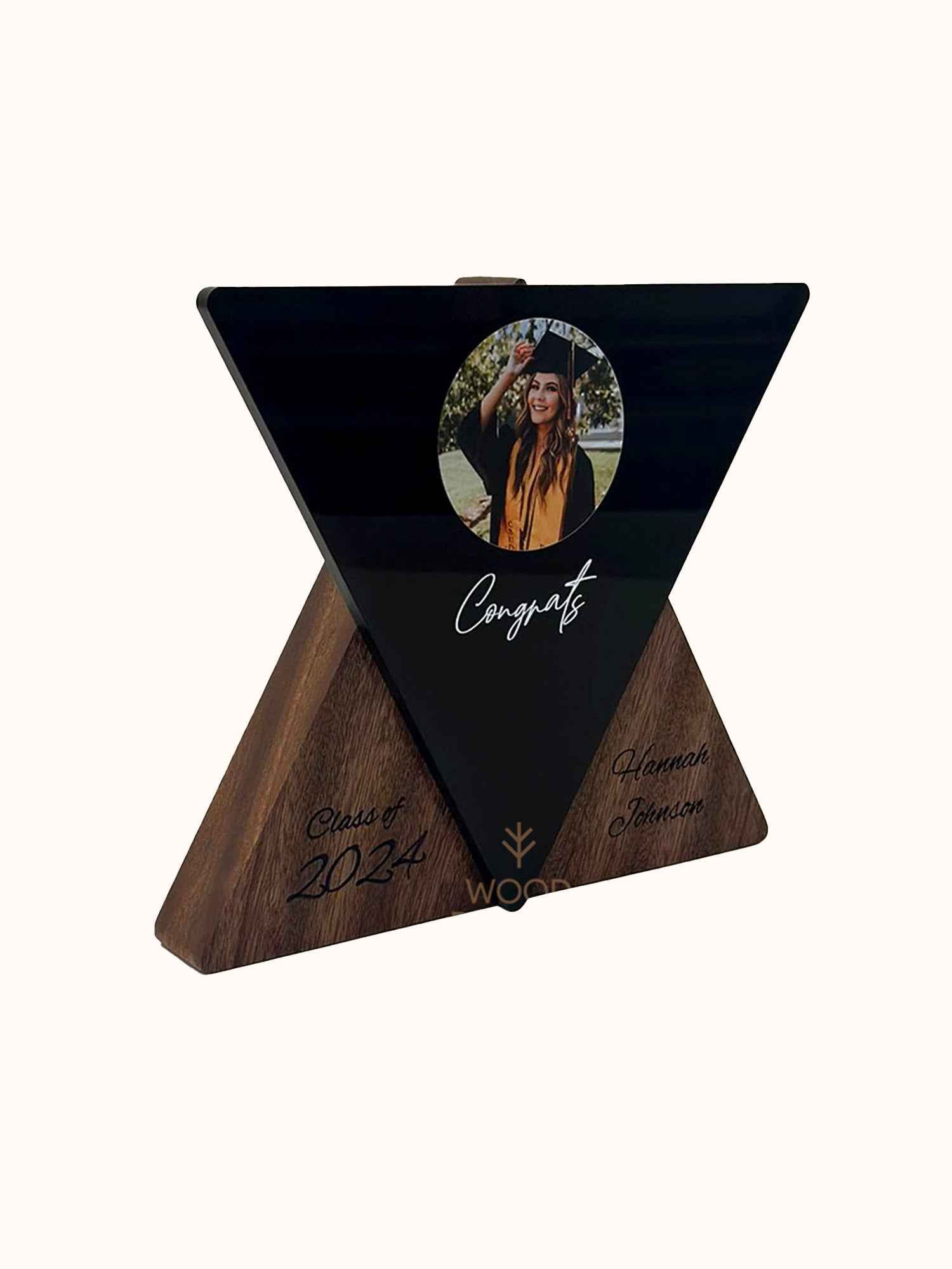Personalized Wooden Trophy & Acrylic Gift for Graduation Day - Made in UAE