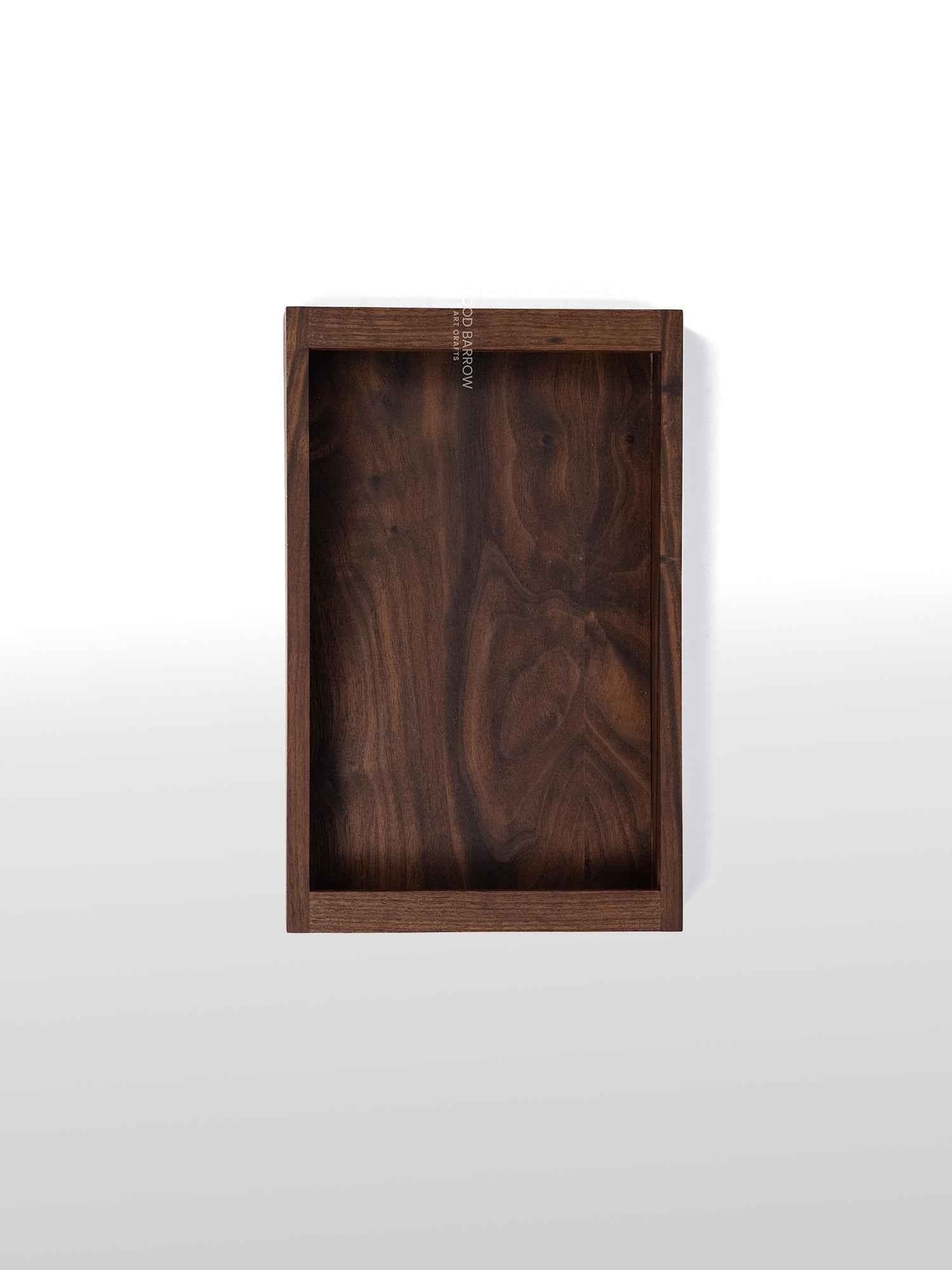 Walnut Wood Tray Set