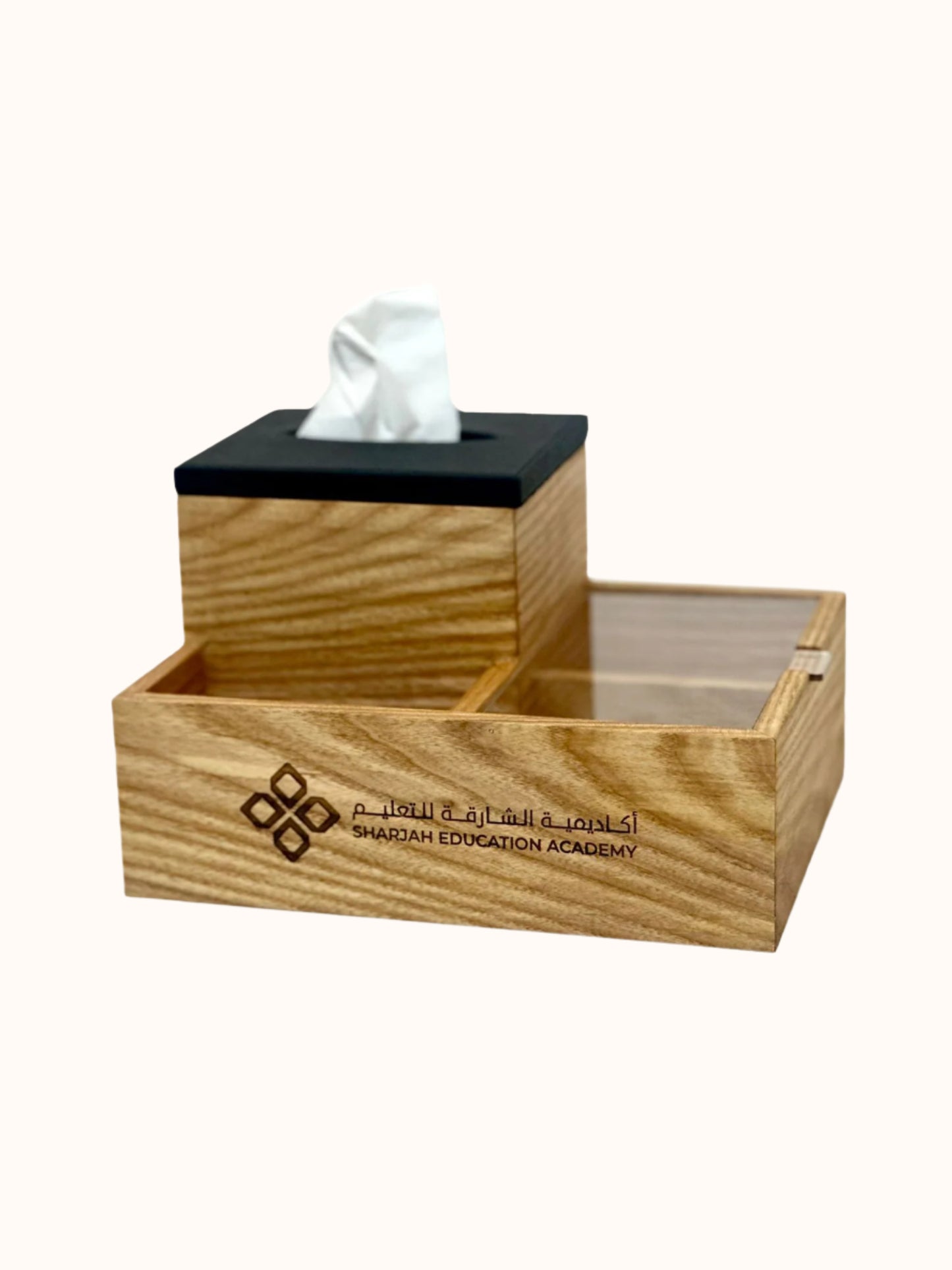 Wooden Desk Organizer Set - Customize it With Your Logo