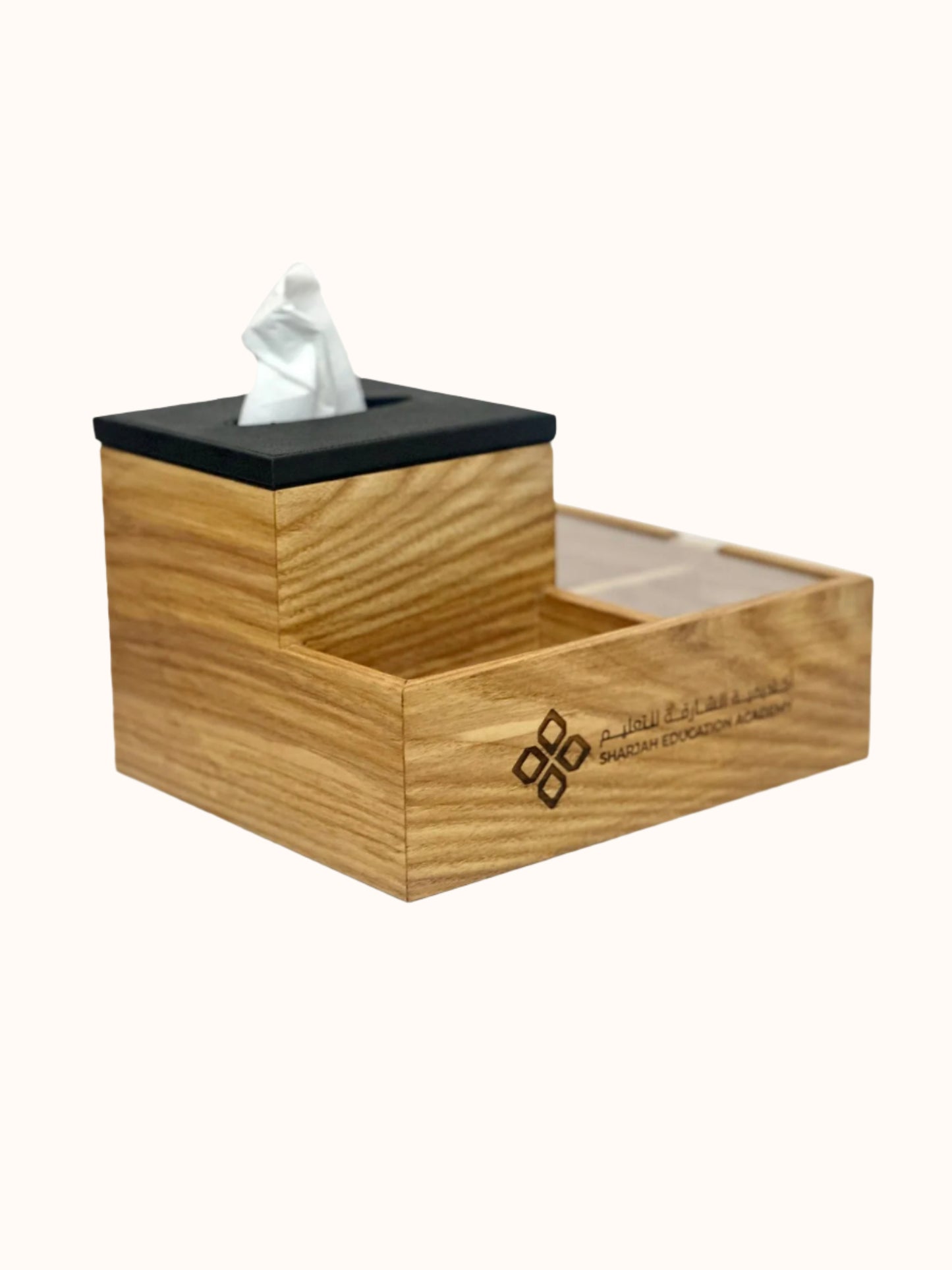 Wooden Desk Organizer Set - Customize it With Your Logo