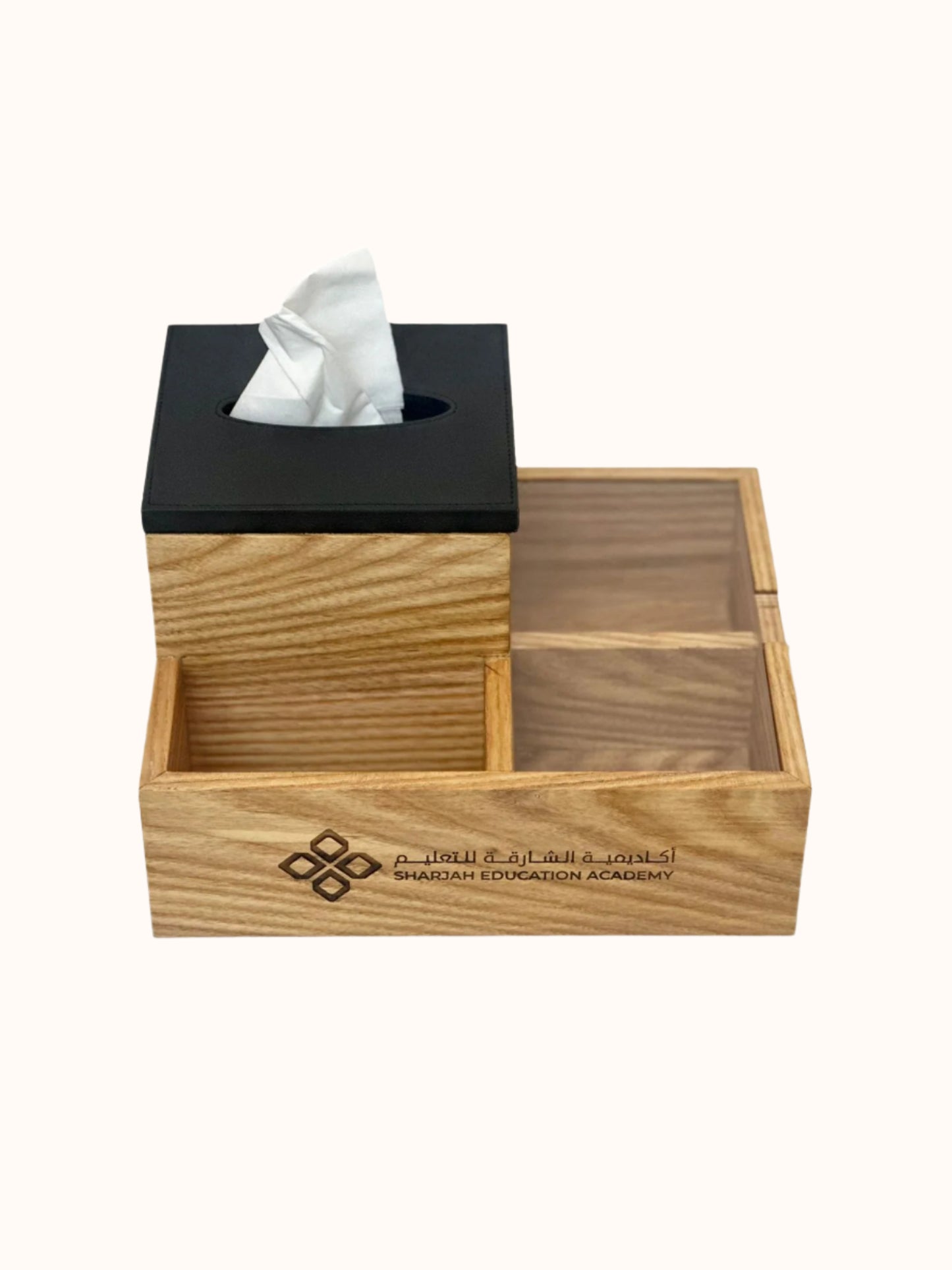 Wooden Desk Organizer Set - Customize it With Your Logo