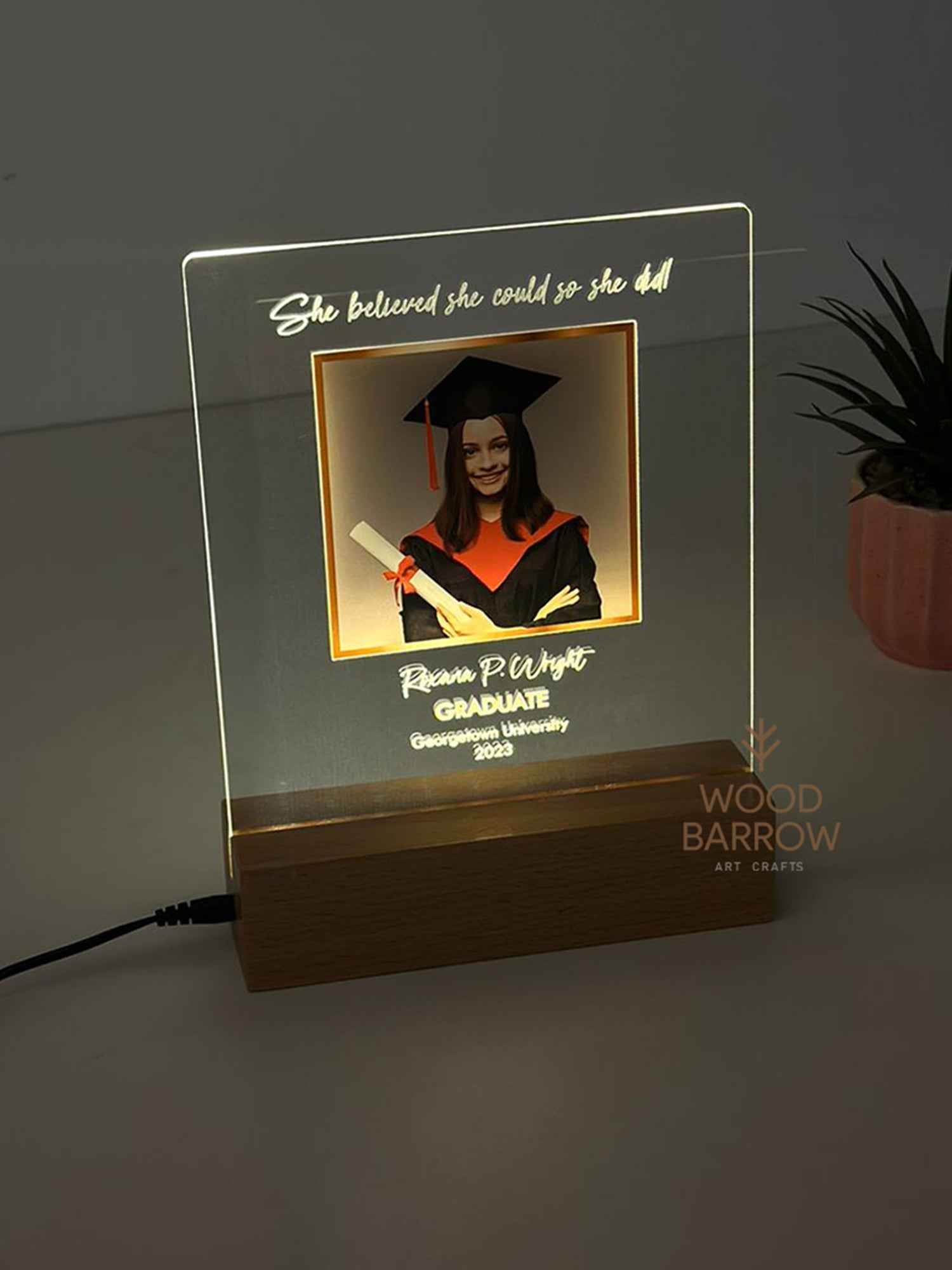 Personalized LED Graduation Gift - Class of 2024 - Made in UAE