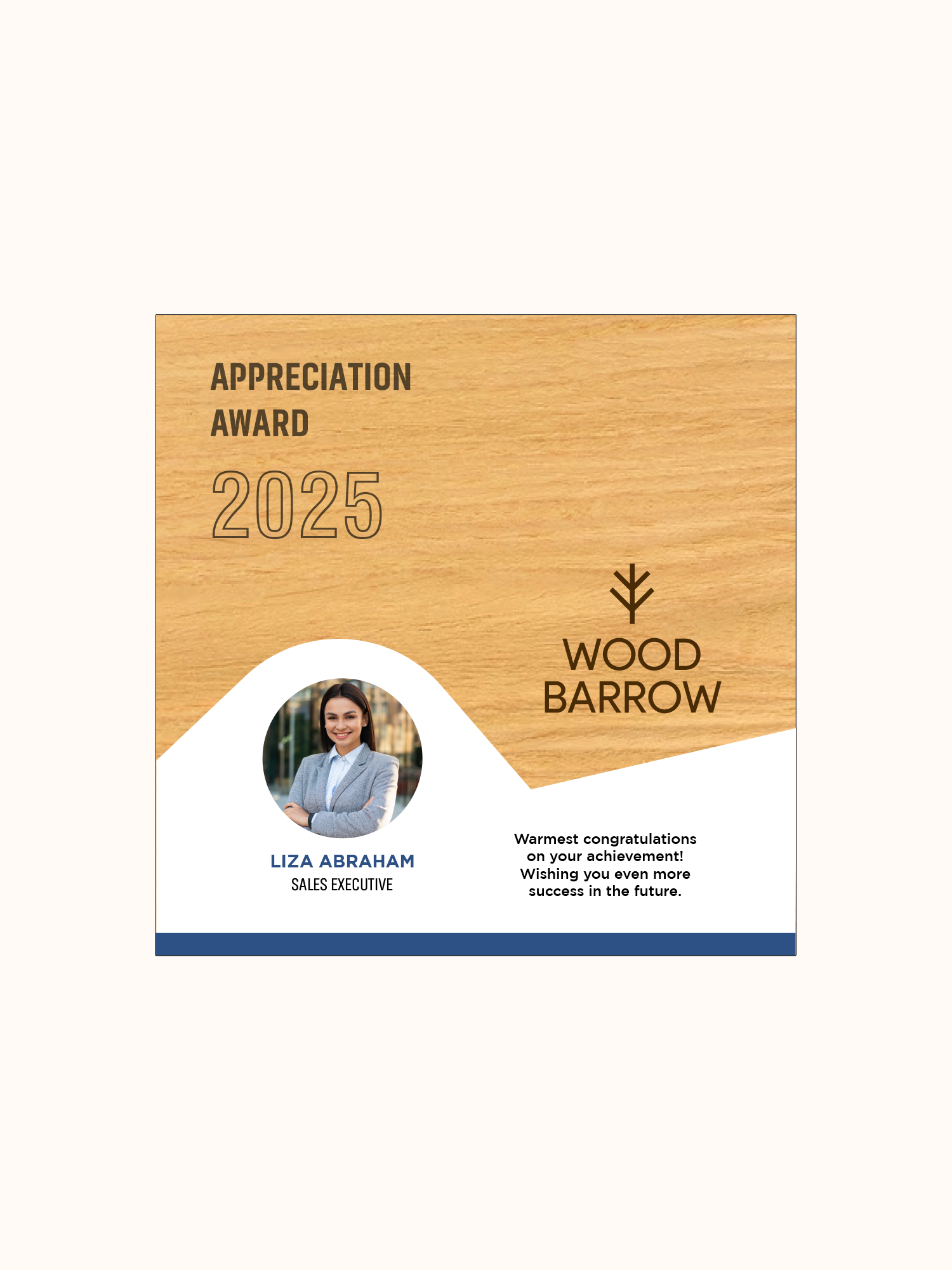 Customized Wooden Trophy Awards