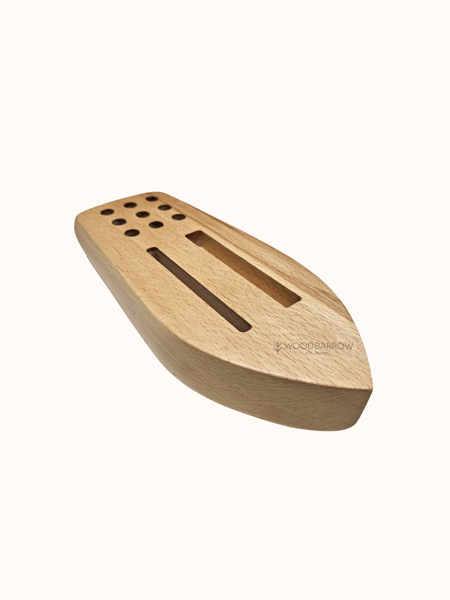 Wooden Multifunctional Organizing Phone Holder & Pen Holder