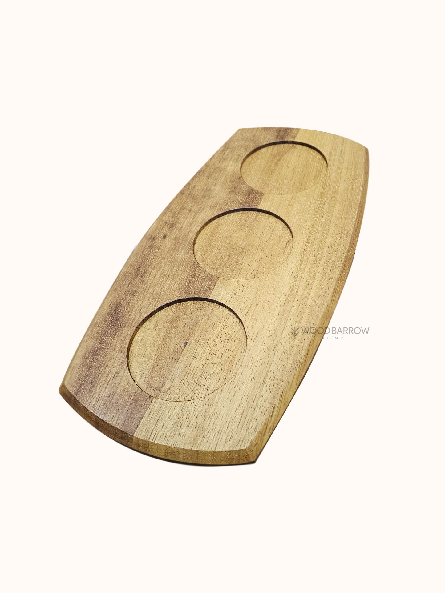Customizable Wood Paddle Serving Tray