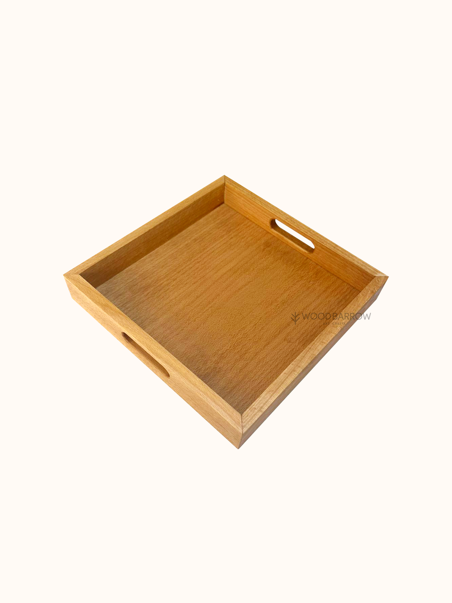 Wooden Serving Tray with Handles