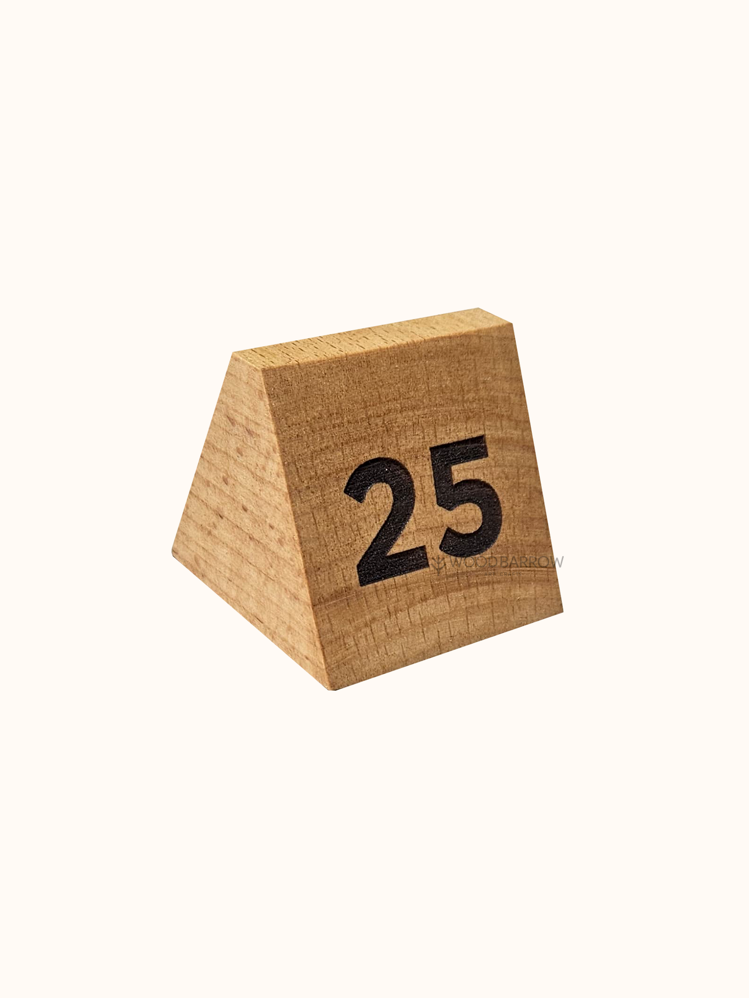 Wooden Triangle Table Numbers