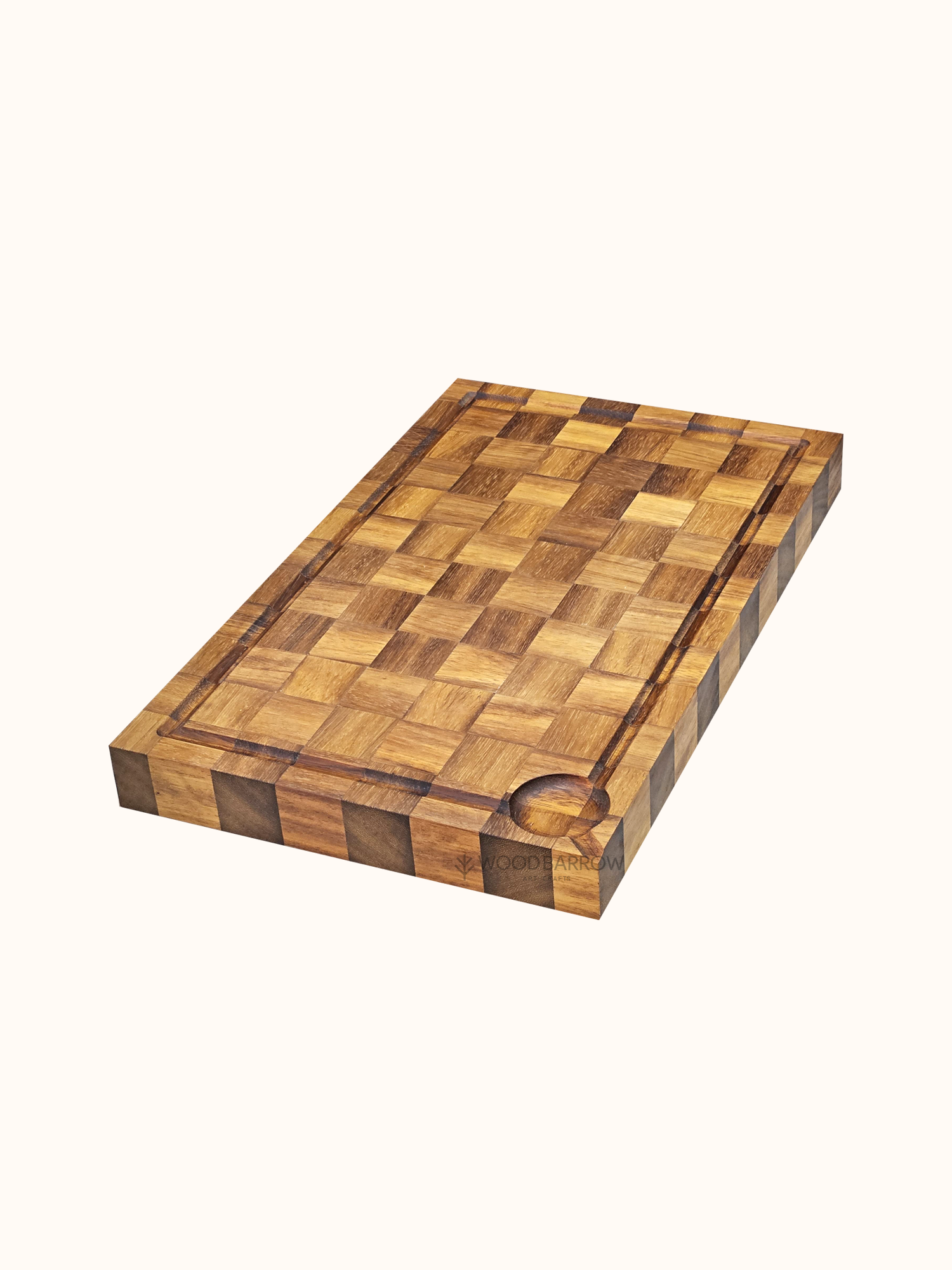 Durable Teak Wood End Grain Cutting Board – Built for Professional Kitchens