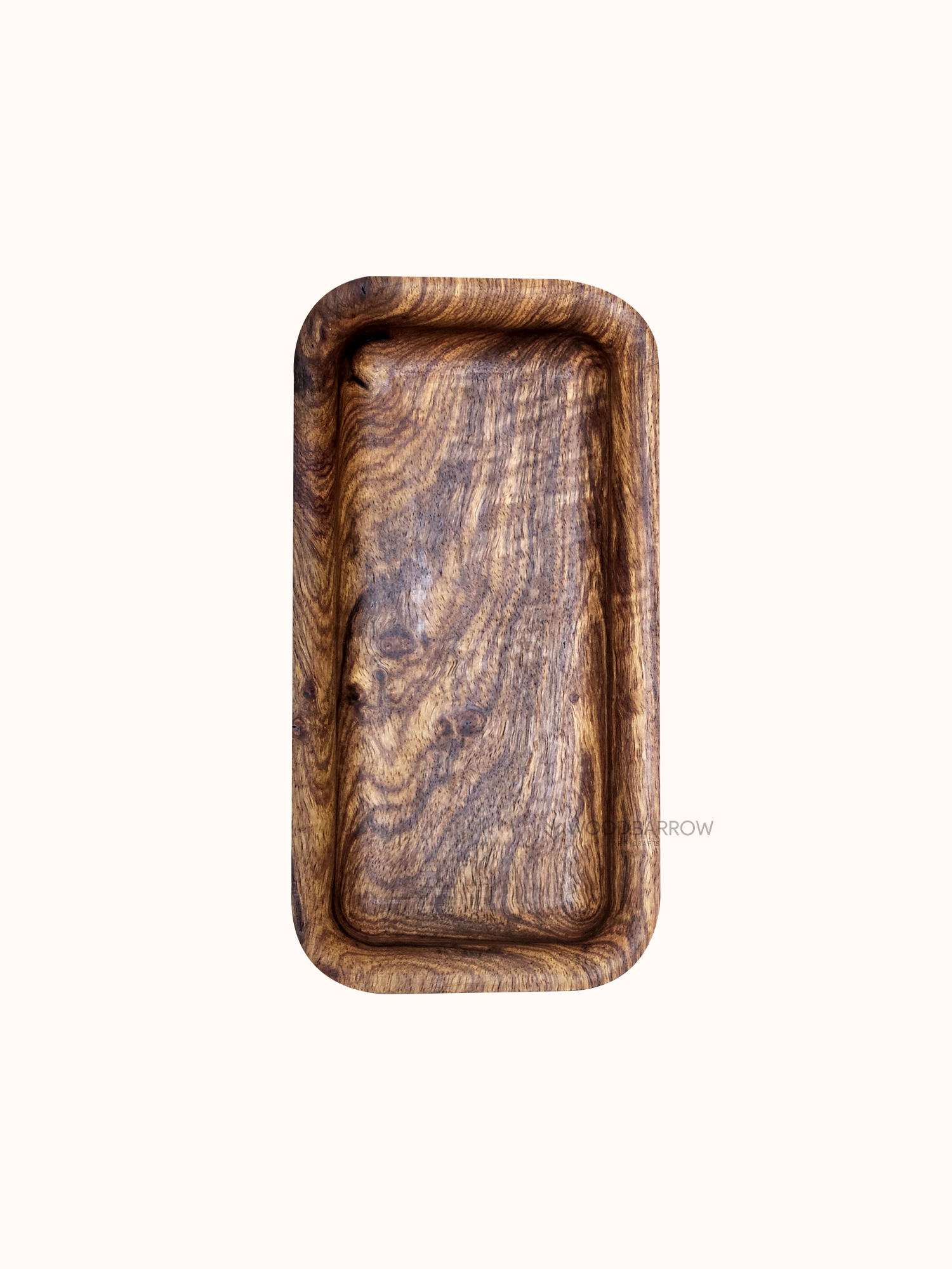 Wood Long Dough Bowl – Rustic Elegance for Hospitality Display & Service
