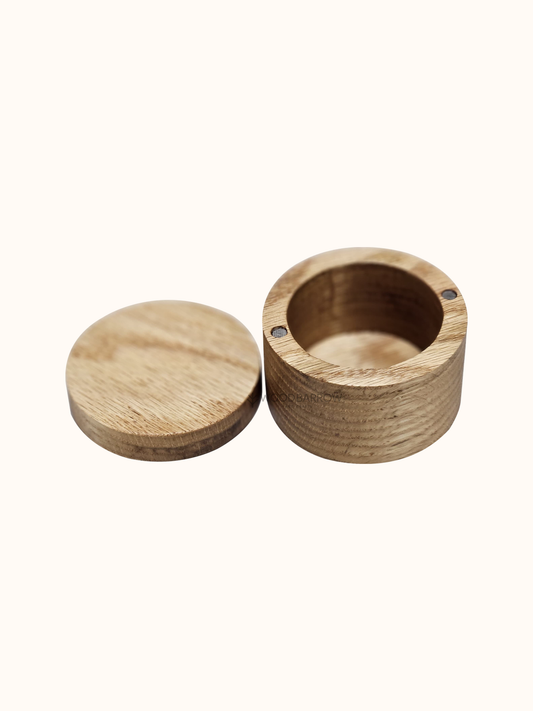 Wooden Salt Box Container with Lid – Secure & Stylish Storage for Hospitality Kitchens