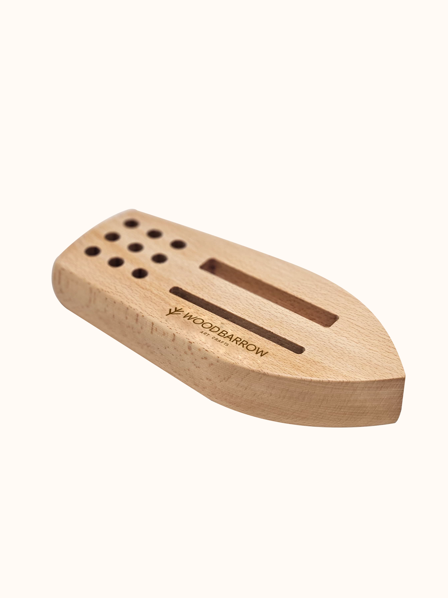 Office Wooden Desk Organizer – Multi-Functional Phone & Tablet Holder for Elegant Workspace Organization