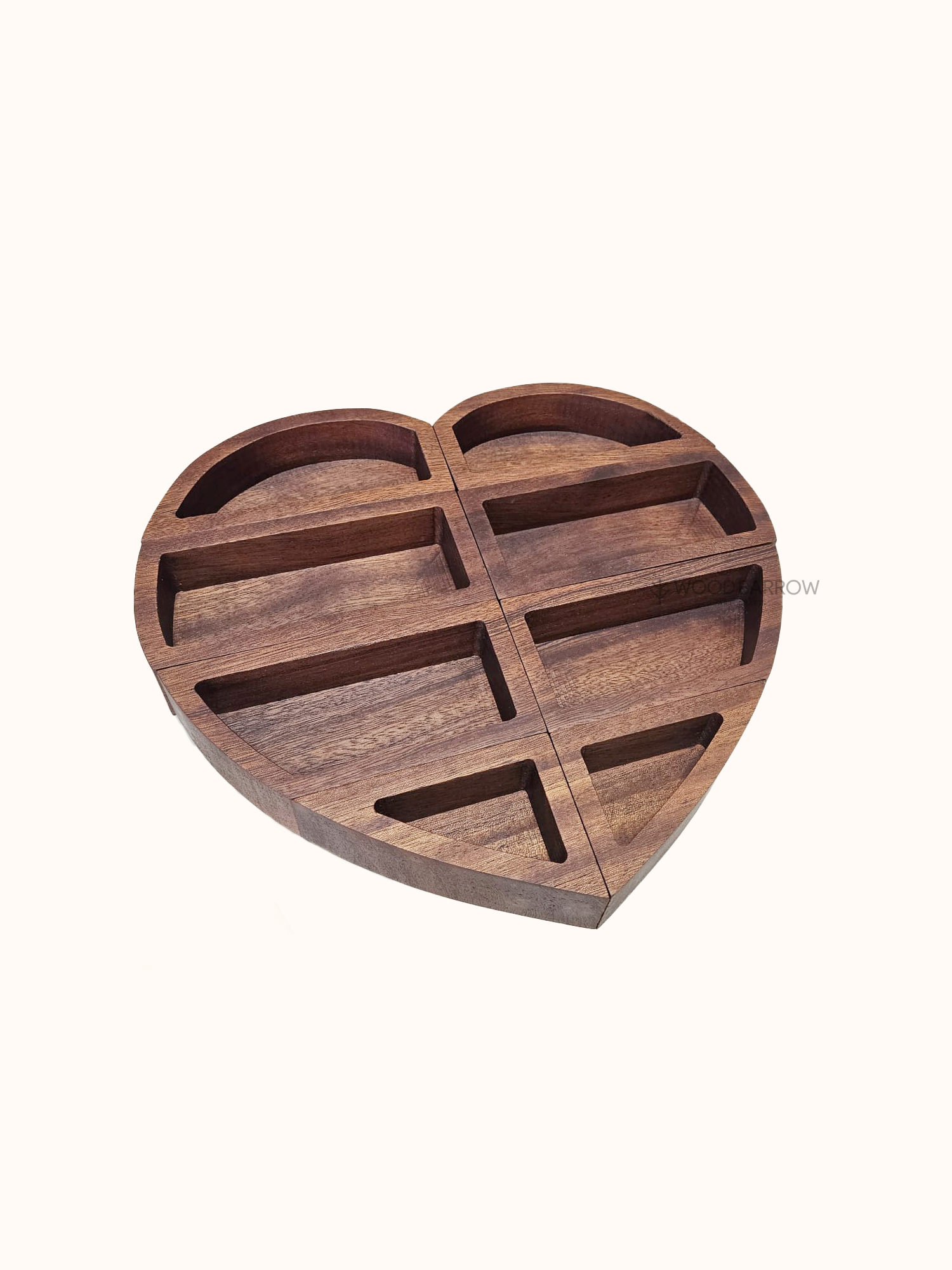 Heart Shaped Segment Tray