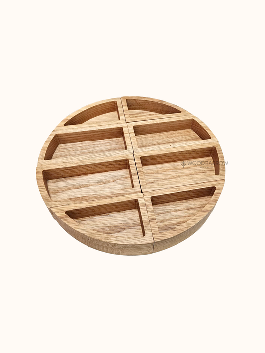 Round Shaped Segment Tray