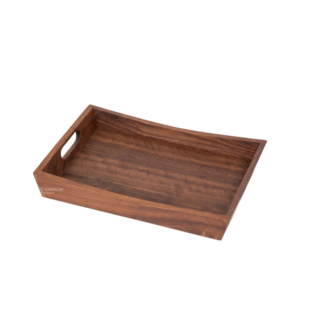 Wooden Serving Tray with Handle