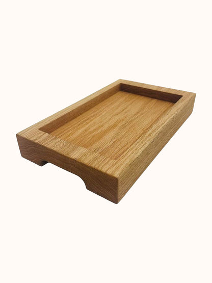 Custom Sized Wooden Serving Tray - Red Oak