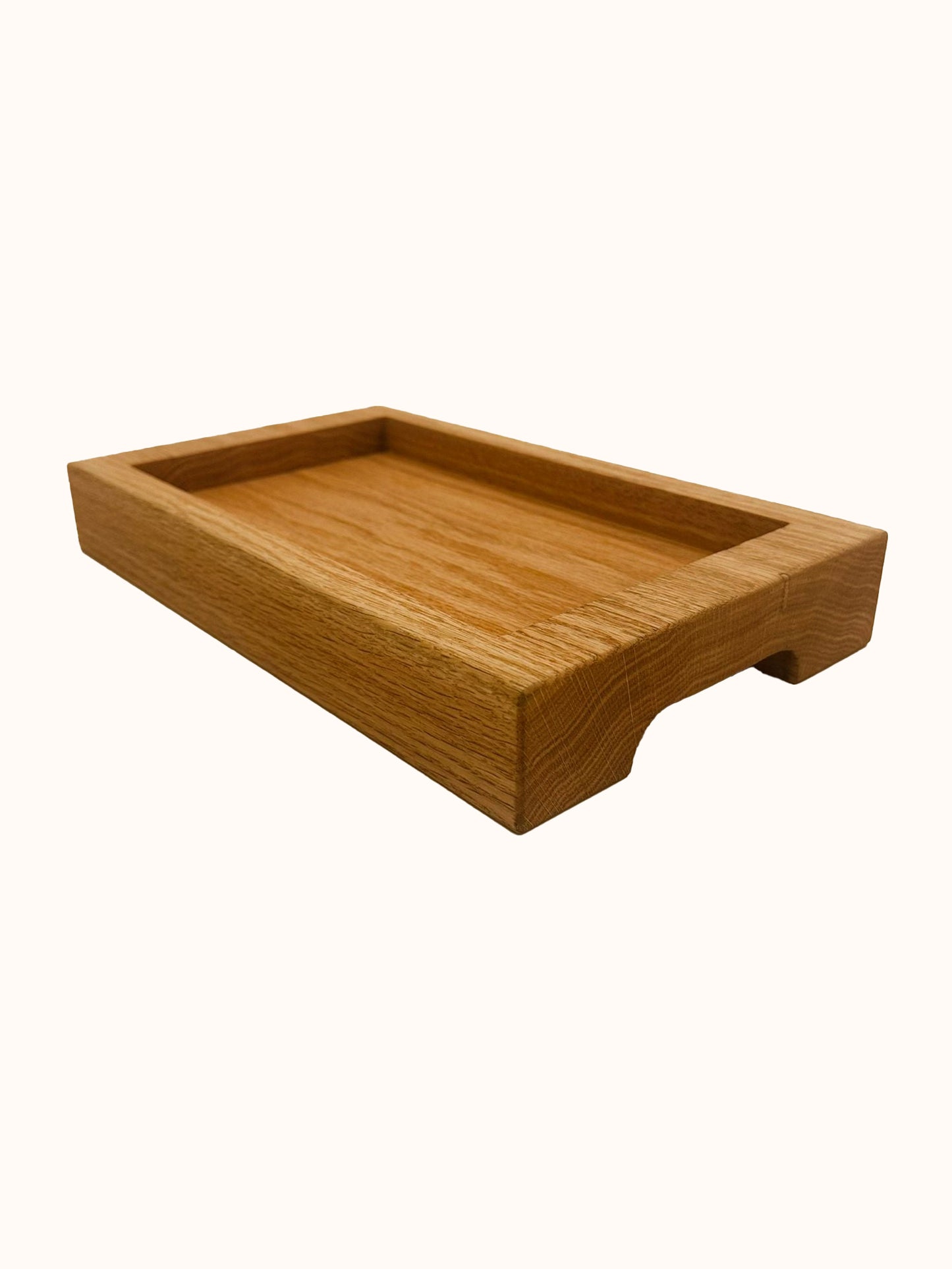 Custom Sized Wooden Serving Tray - Red Oak