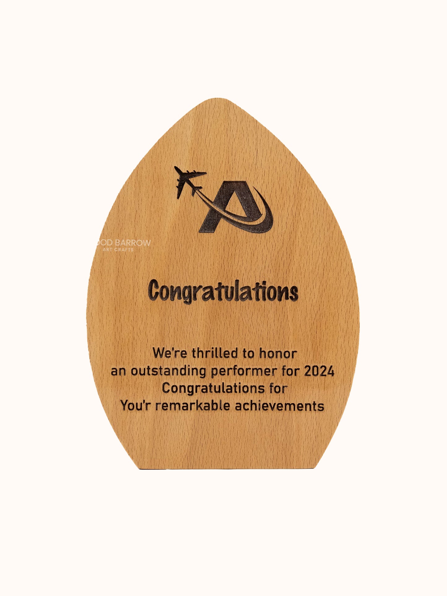 Custom Wooden Trophy
