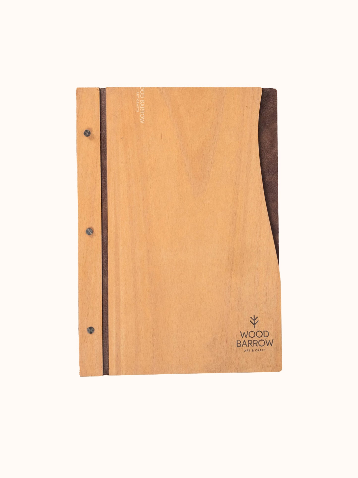 A4 Size Flip Menu Holder with Leather Covering