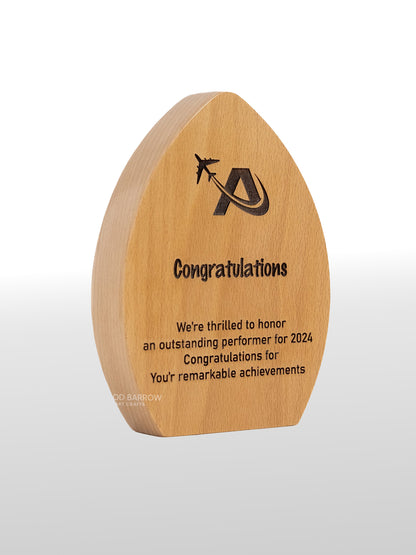 Custom Wooden Trophy