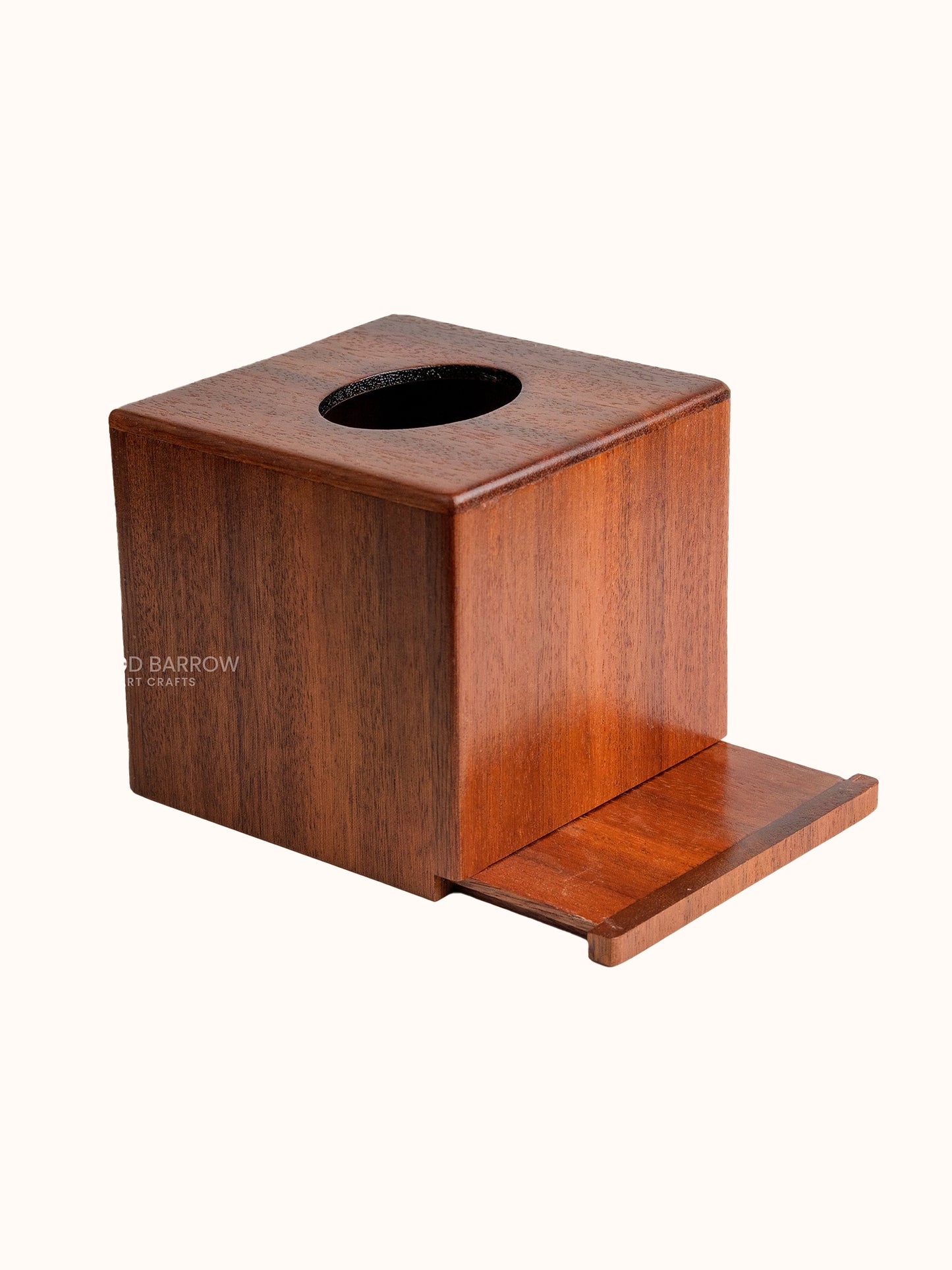 Handcrafted Kosipo Wood Tissue Box