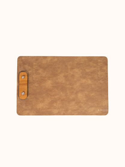A4 Size Leather-Covered Menu Holder