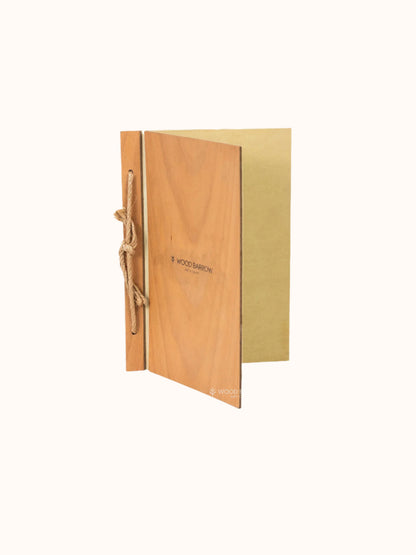 Wooden Folding Menu Holder