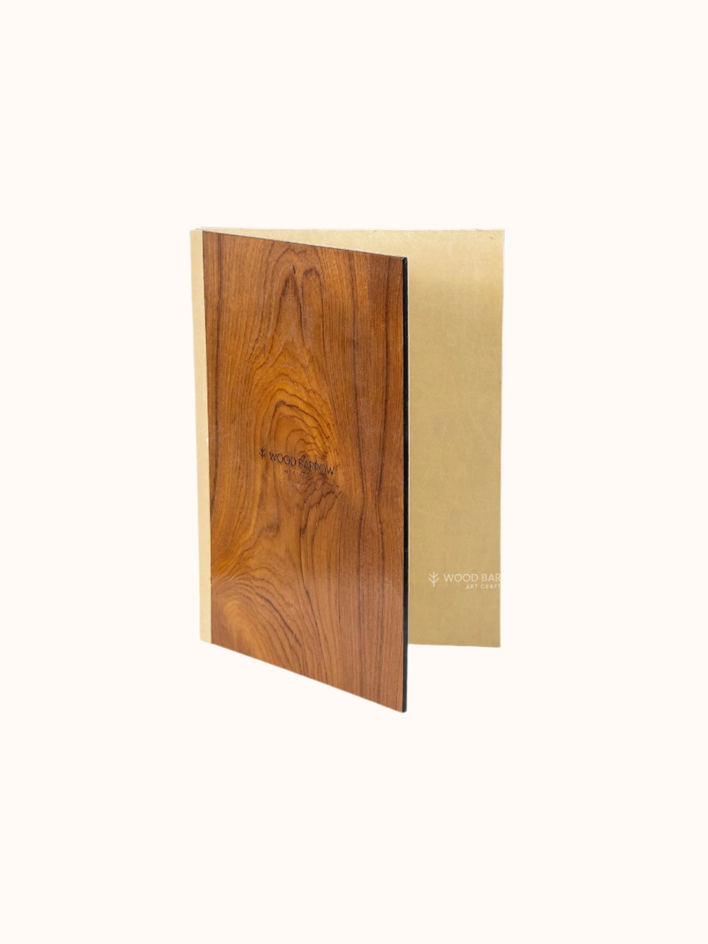Wooden Folding Menu Holder