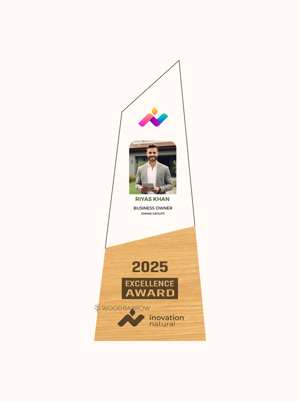 Customized Wooden Acrylic Photo Awards – Premium Recognition for Hospitality Excellence