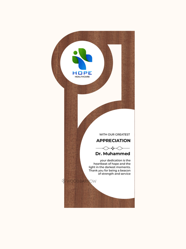 Customized Wooden Acrylic Awards – Elegant Recognition for Hospitality Excellence