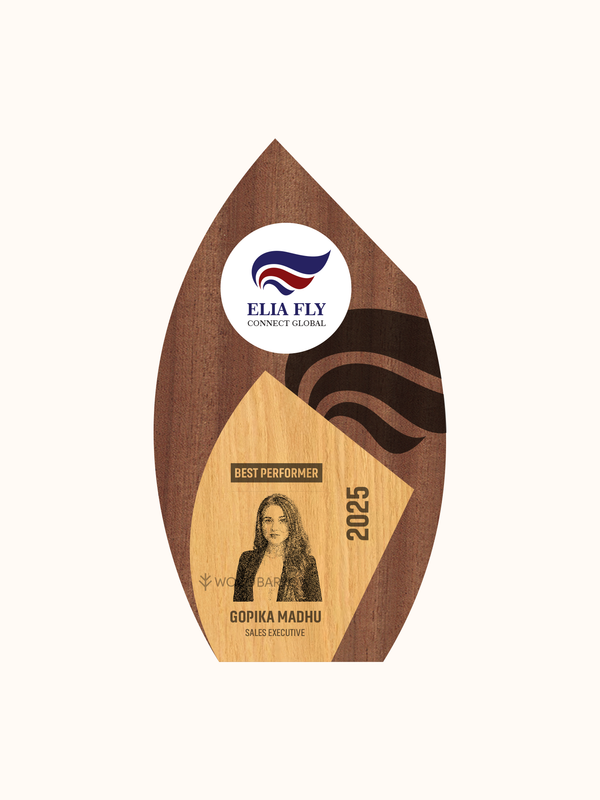 Customized Wooden Photo Engraved Awards – Personalized Recognition for Hospitality Excellence