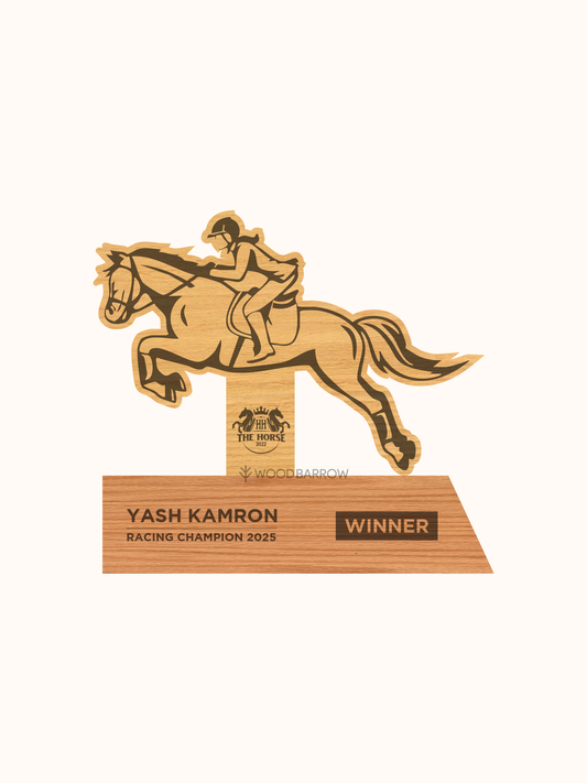 Customized Horse Racing Champion Trophy – Outstanding Enterprise Honor