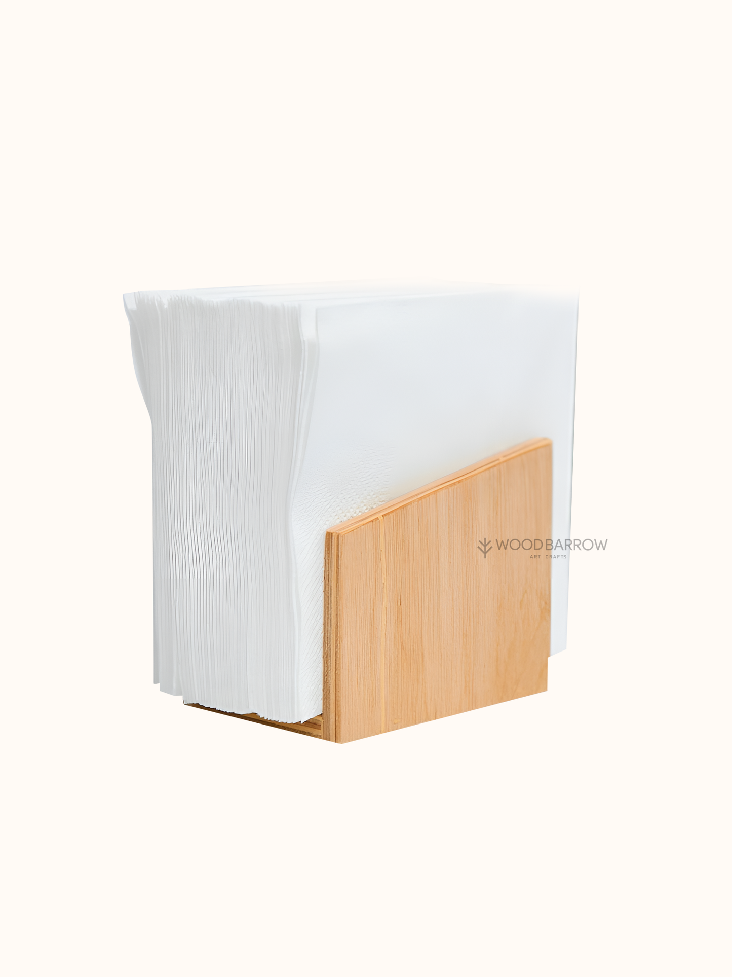Personalized Wooden Napkin Holder for Hotels & Restaurants