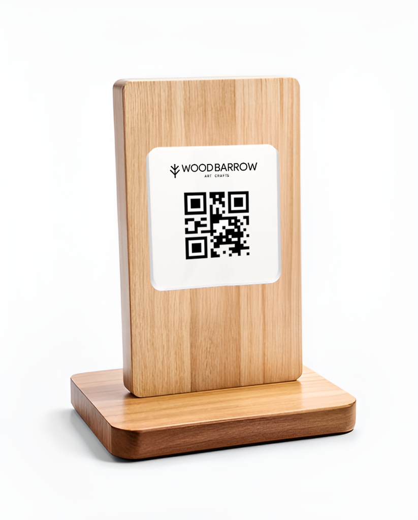 Custom QR Code Menu Sign – WoodBarrow Hospitality