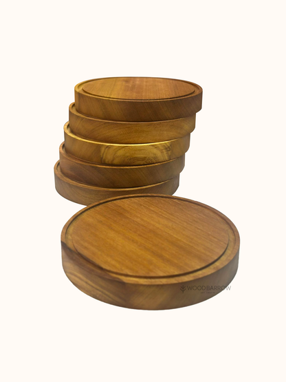 Round Cutting Board with Groove