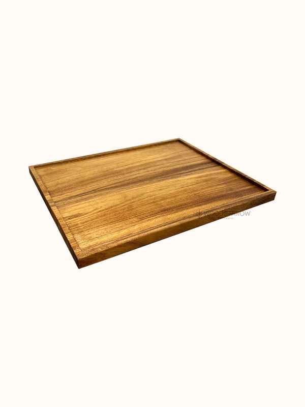 Wooden Plate Tray