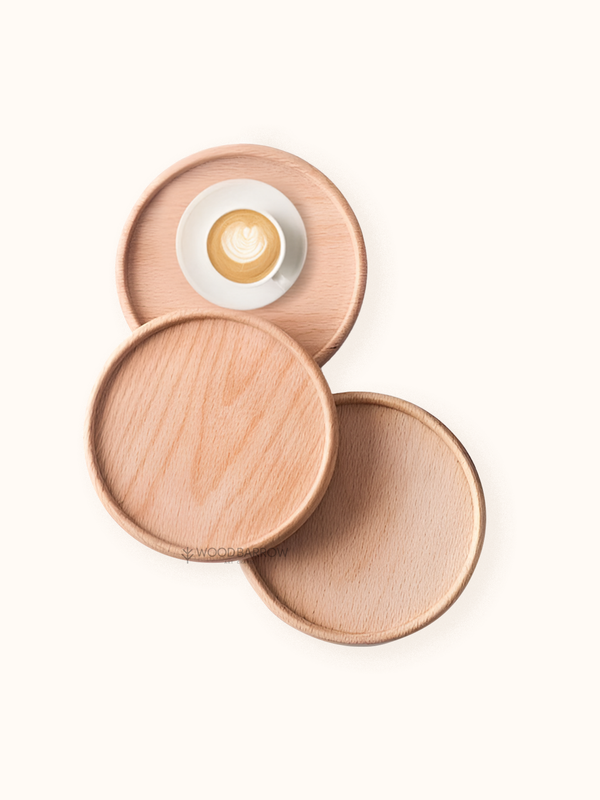 Round Wooden Coasters
