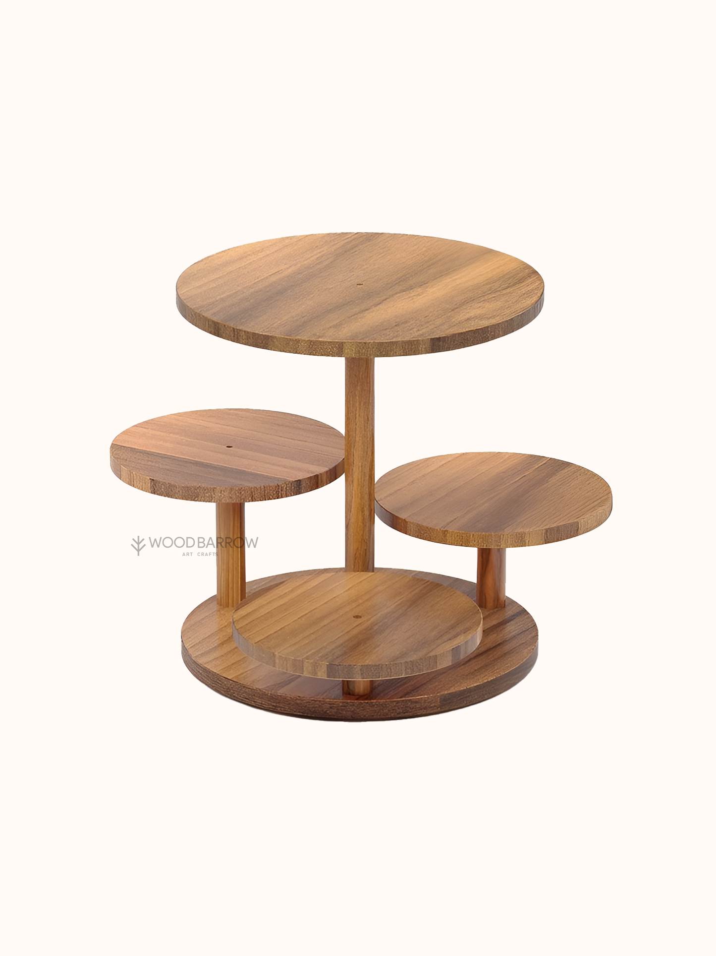 Cupcake Stand for Dessert Display, Wooden Cake Stand