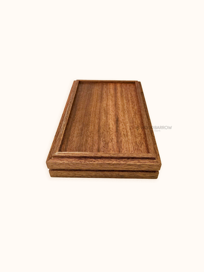 Classic Rectangular Wooden Tray